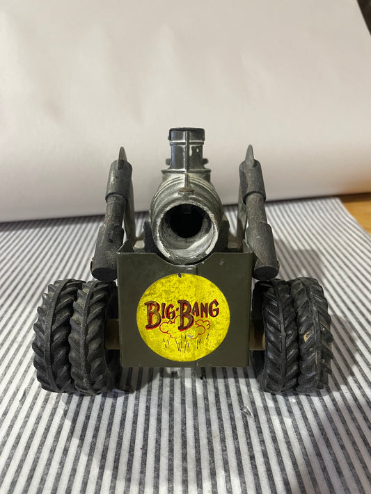 Vintage Cast Iron Big Bang Toy