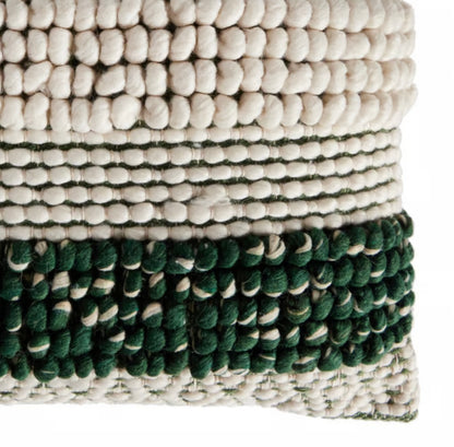 FOUR HANDS Green Stripped Pillow