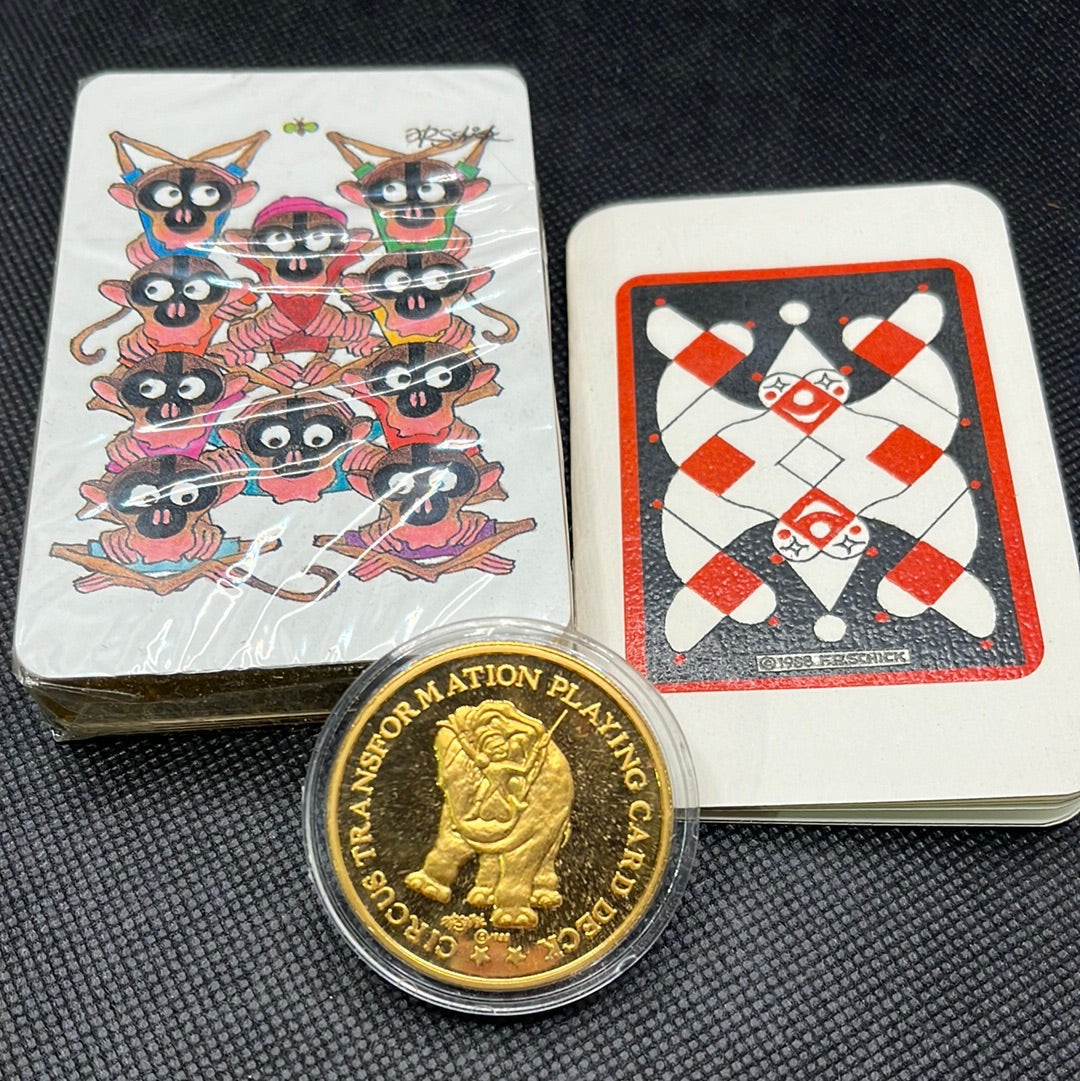 Circus Transformation Playing Card Deck