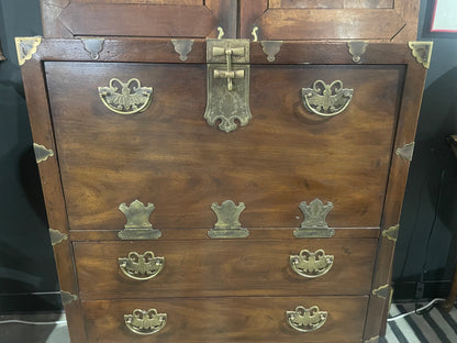 Henredon Campaign Style Dresser