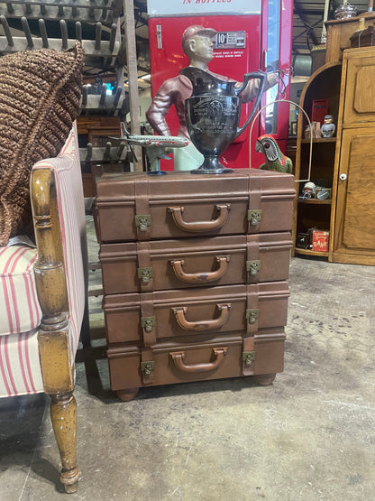 Vintage Luggage Side Table