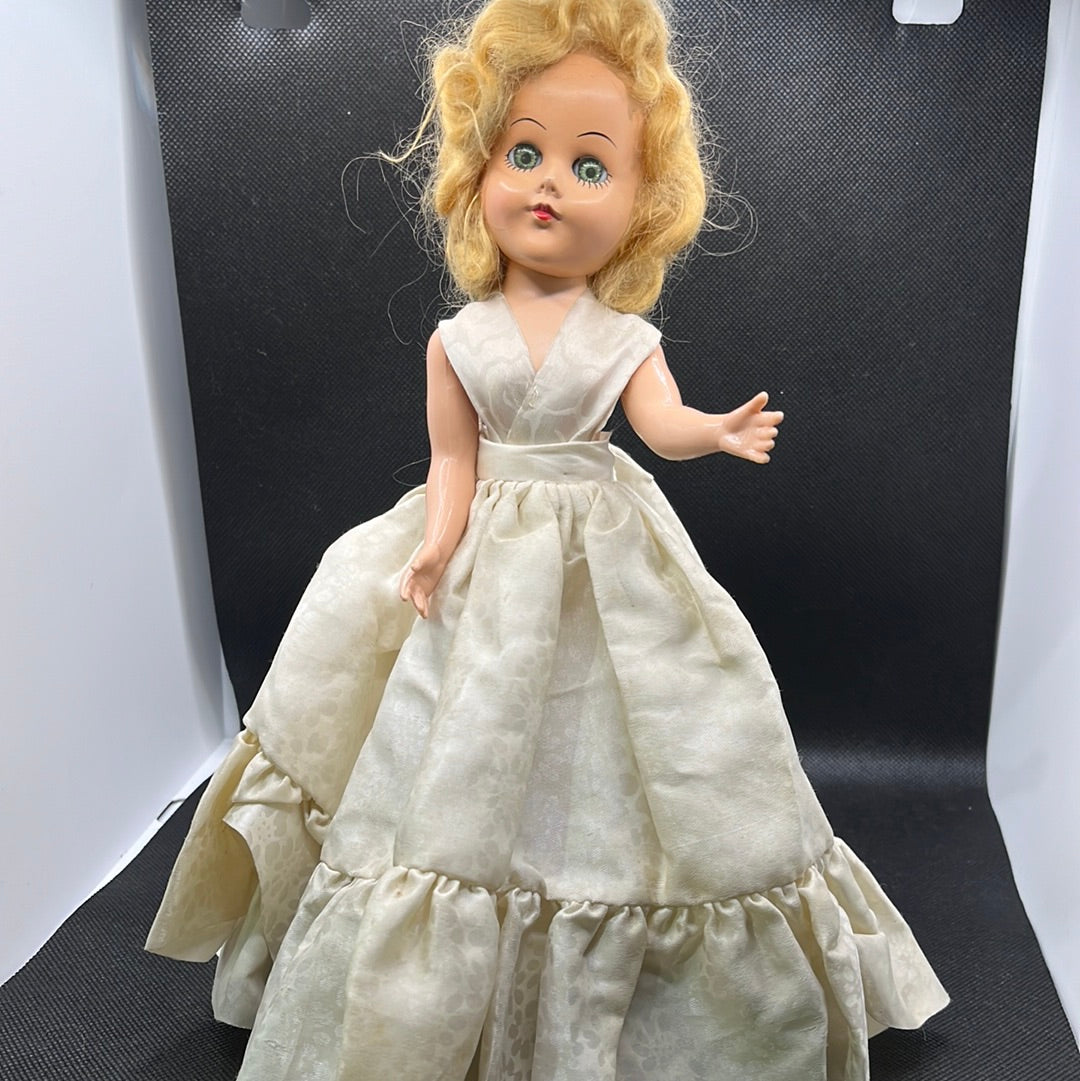 Vintage Hard Plastic 11” Doll