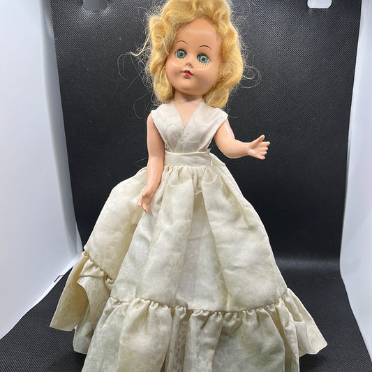 Vintage Hard Plastic 11” Doll