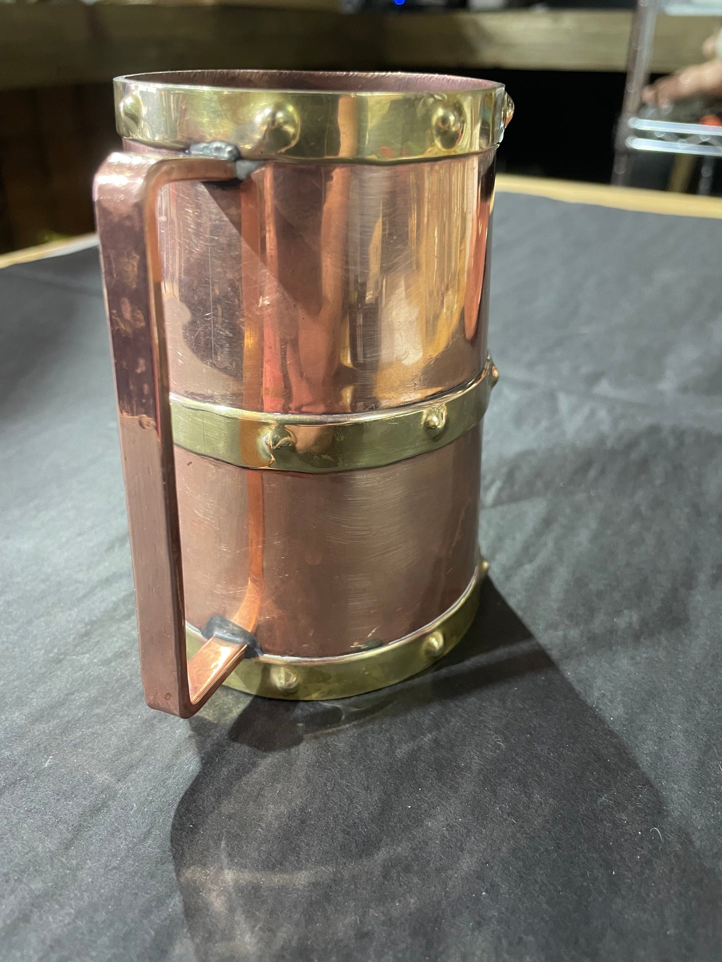 Vintage Copper & Brass Tankard