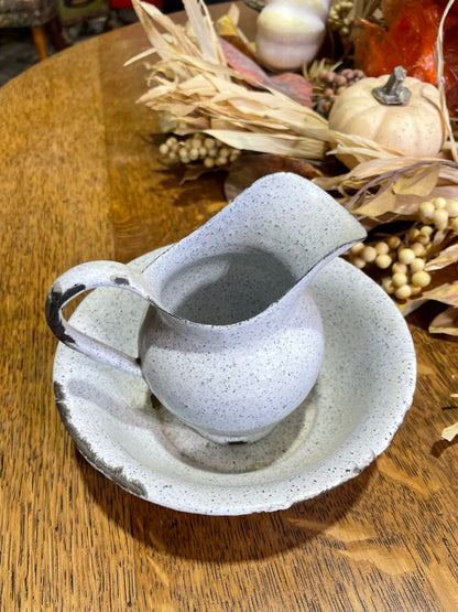 Child’s Graniteware Pitcher & Bowl