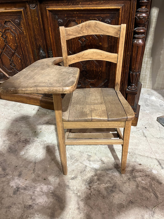 Vintage American Oak School Desk