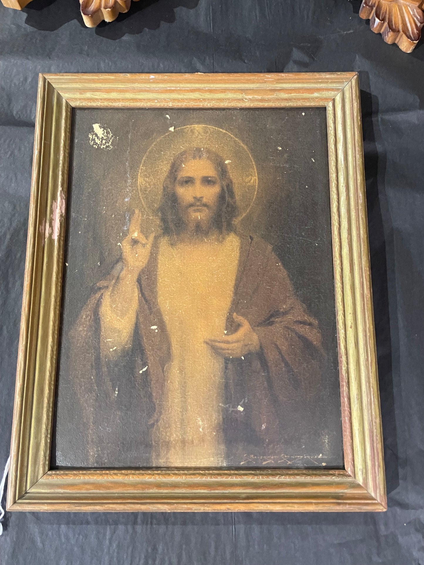 Sacred Heart, Framed Vintage Print