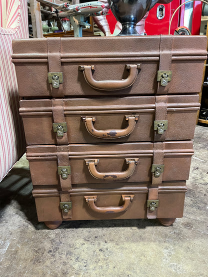 Vintage Luggage Side Table