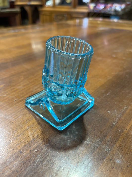 Vintage blue match holder