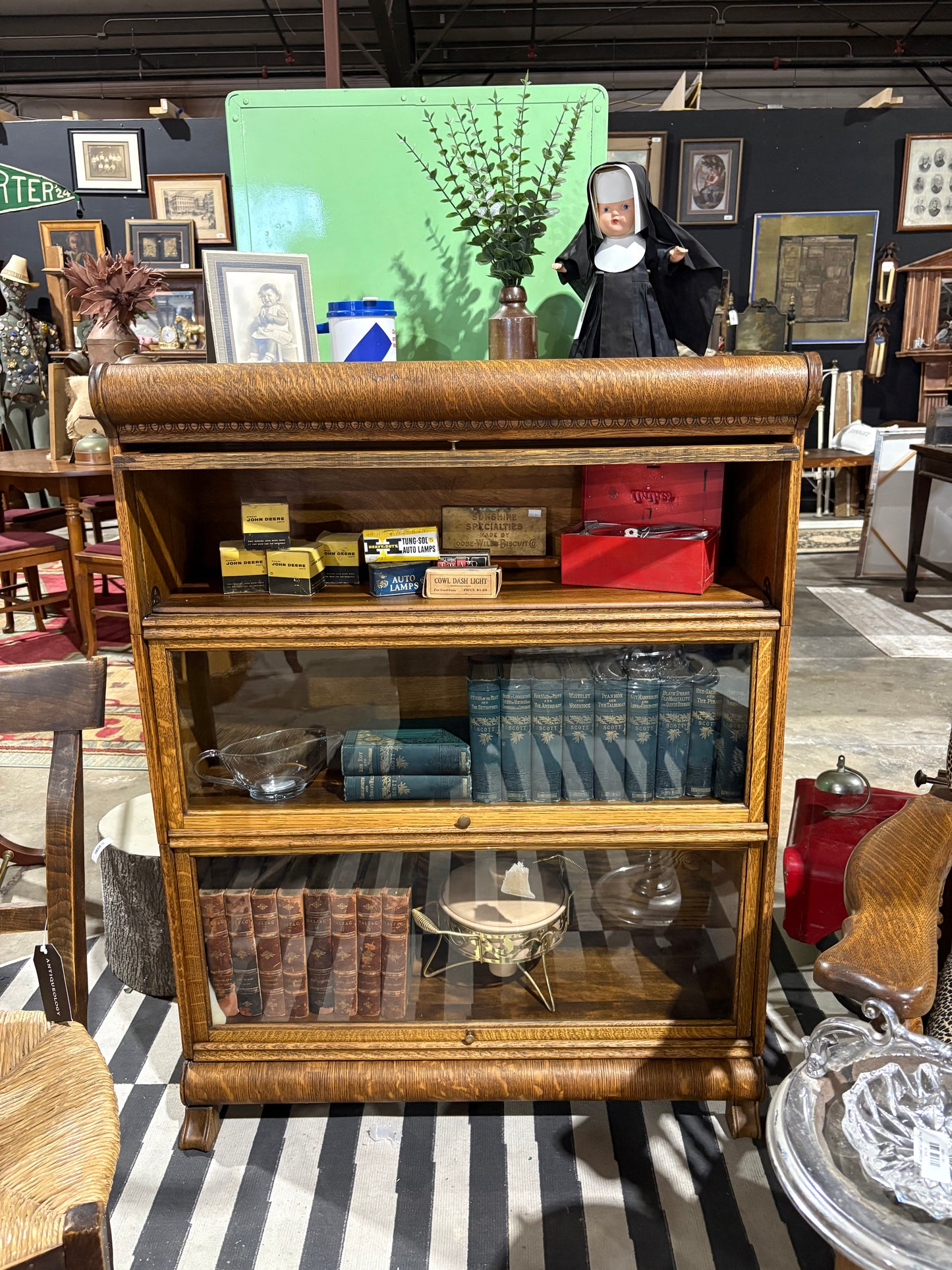 Quarter Sawn Oak Barrister Bookcase