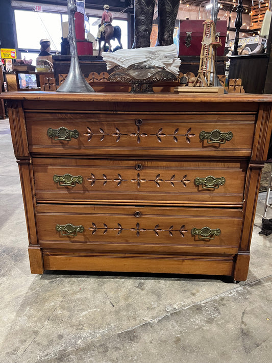 1890s Eastlake Walnut Chest of Drawers