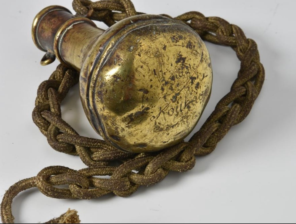 18th century Brass Flask