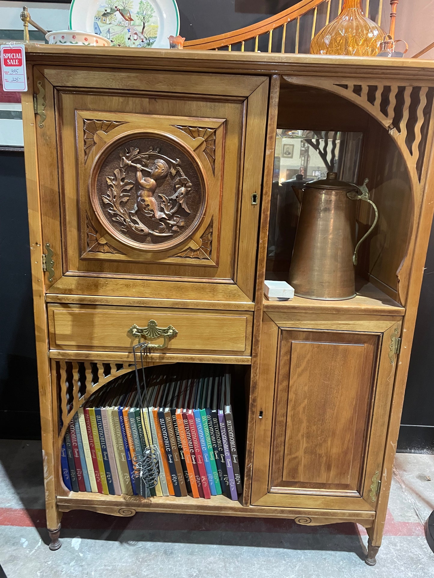 Antique Musical Cabinet