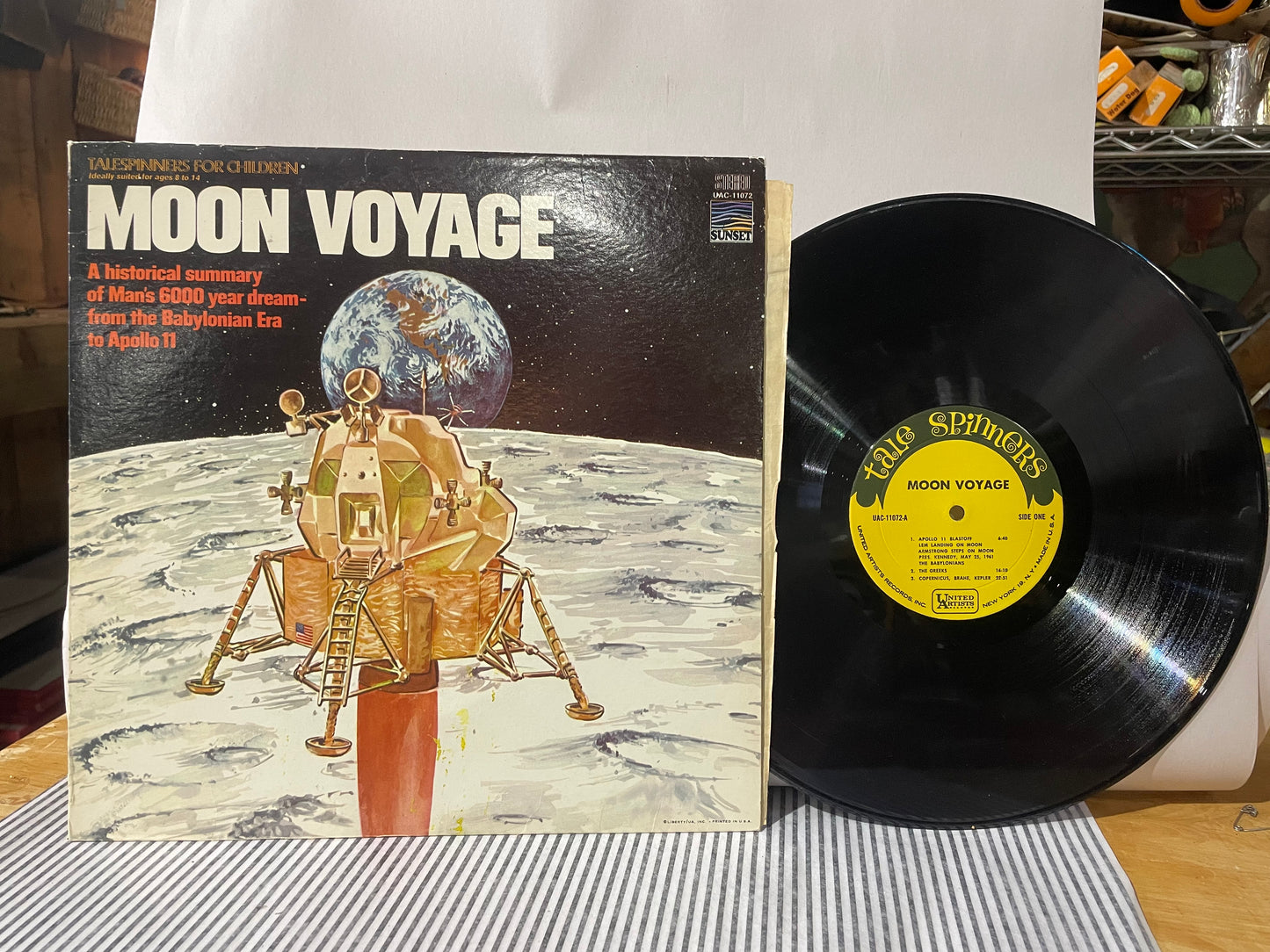 1969 Moon Voyage Record Album