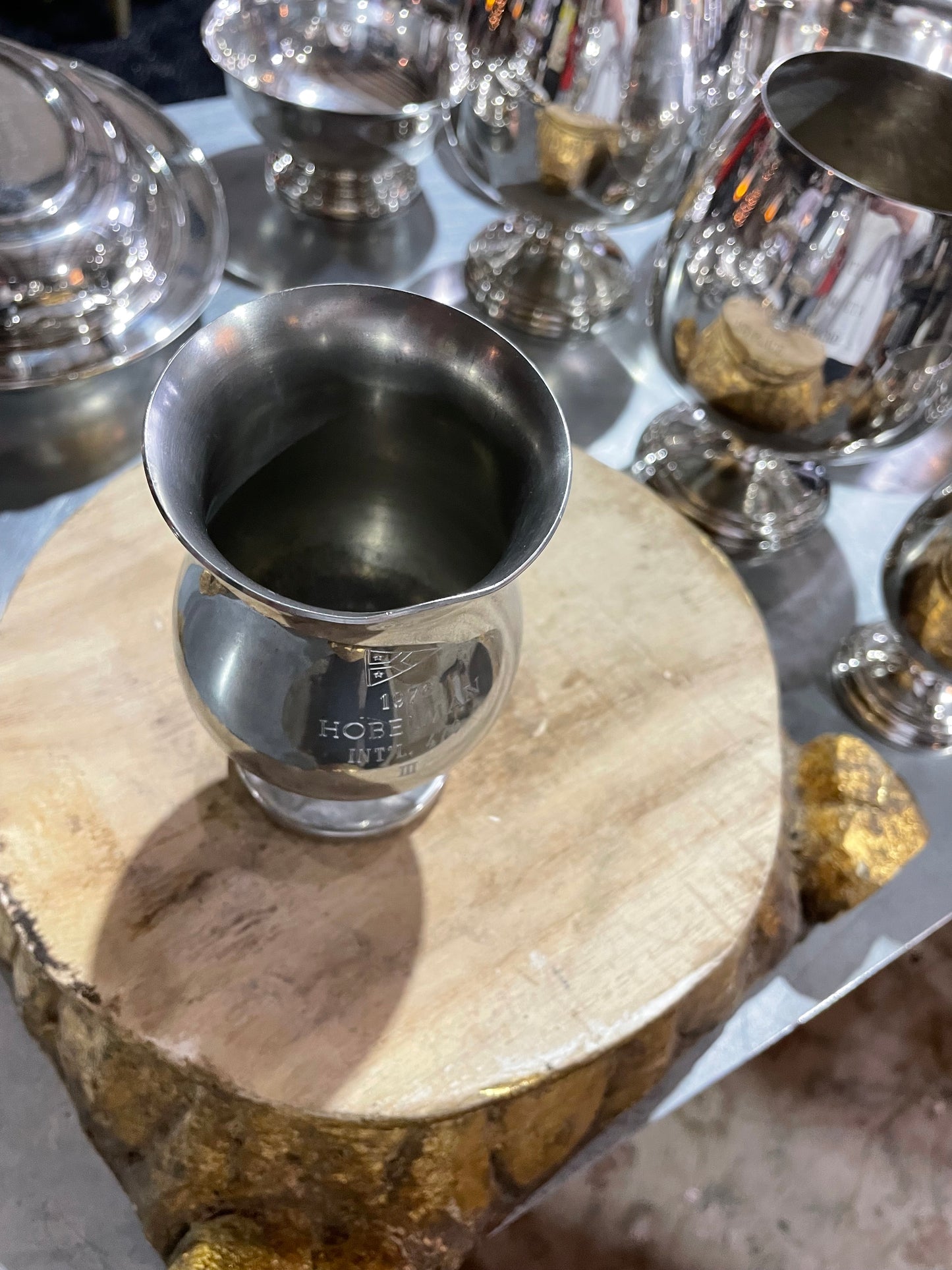 1978 Silver Sailing Trophy, Footed Goblet