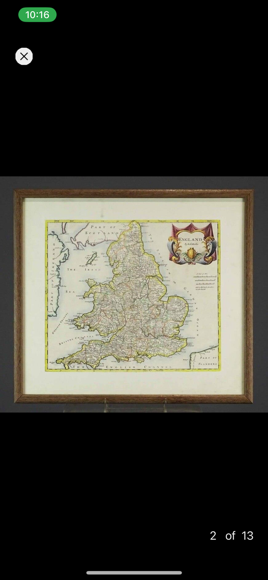 Framed Map of London