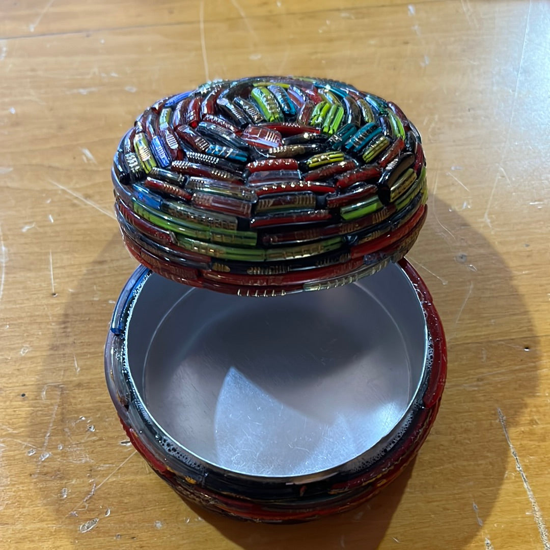 Beaded Trinket Box