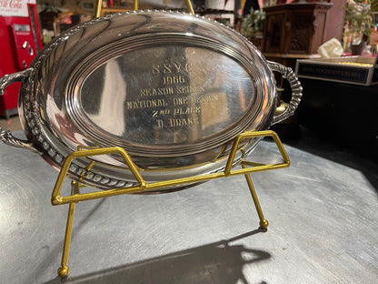 1966 Sailing Trophy Handled Chafing Dish