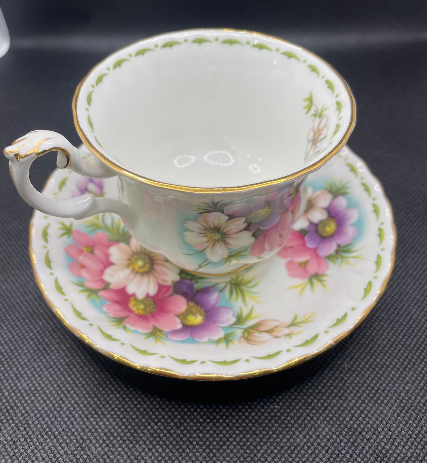 Vintage Royal Albert October Tea Cup & Saucer