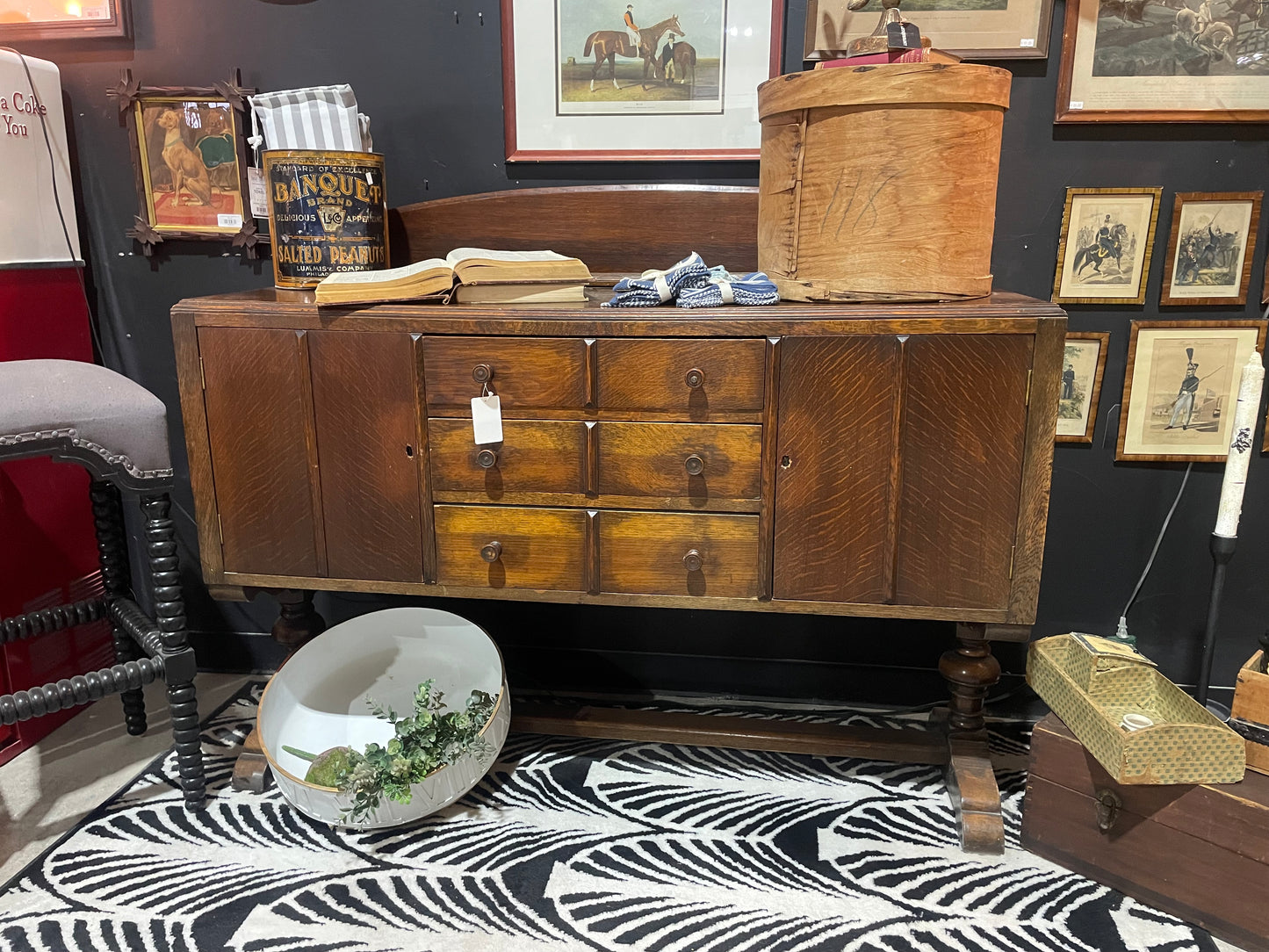 1900s Wooden Sideboard