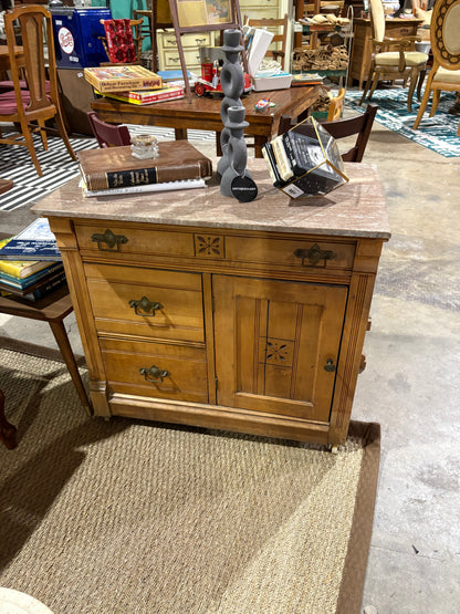 Marble Top Eastlake Washstand