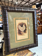 Framed White Plymouth Rooster