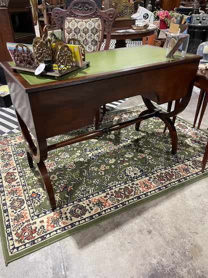 Antique Leather-Topped Desk