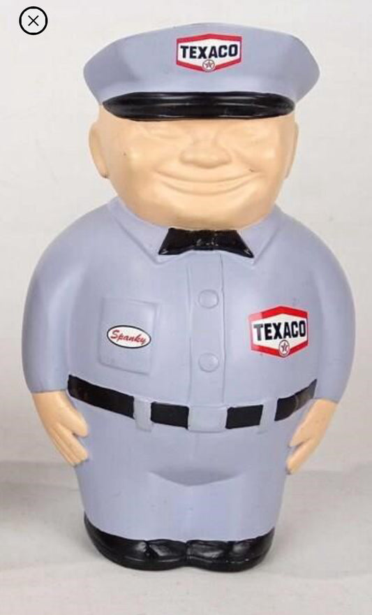 Texaco Serviceman Spanky Bank