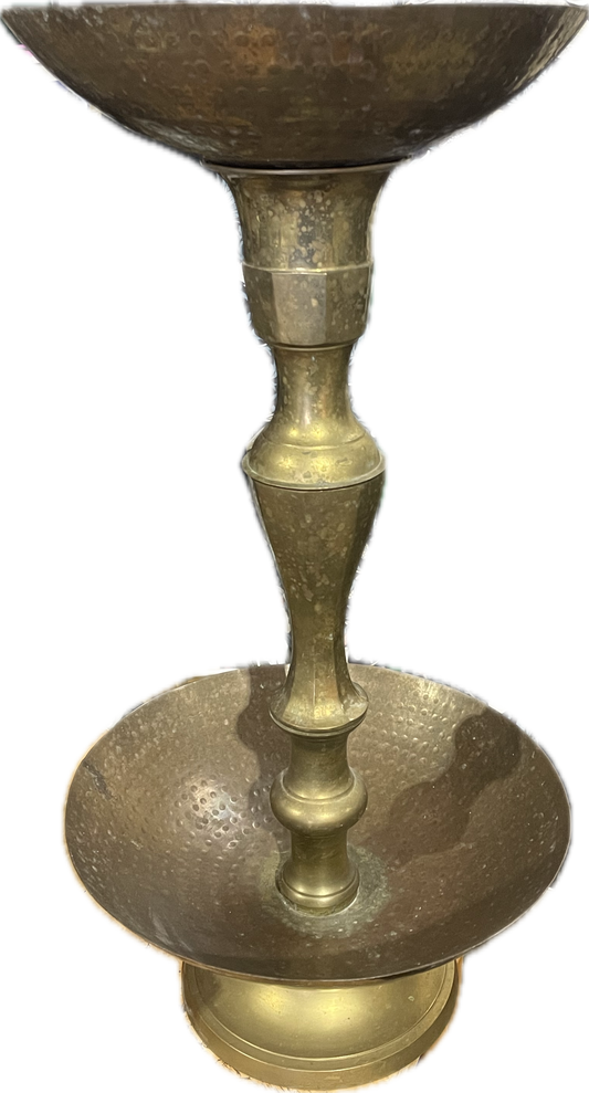 Hammered Brass Stand