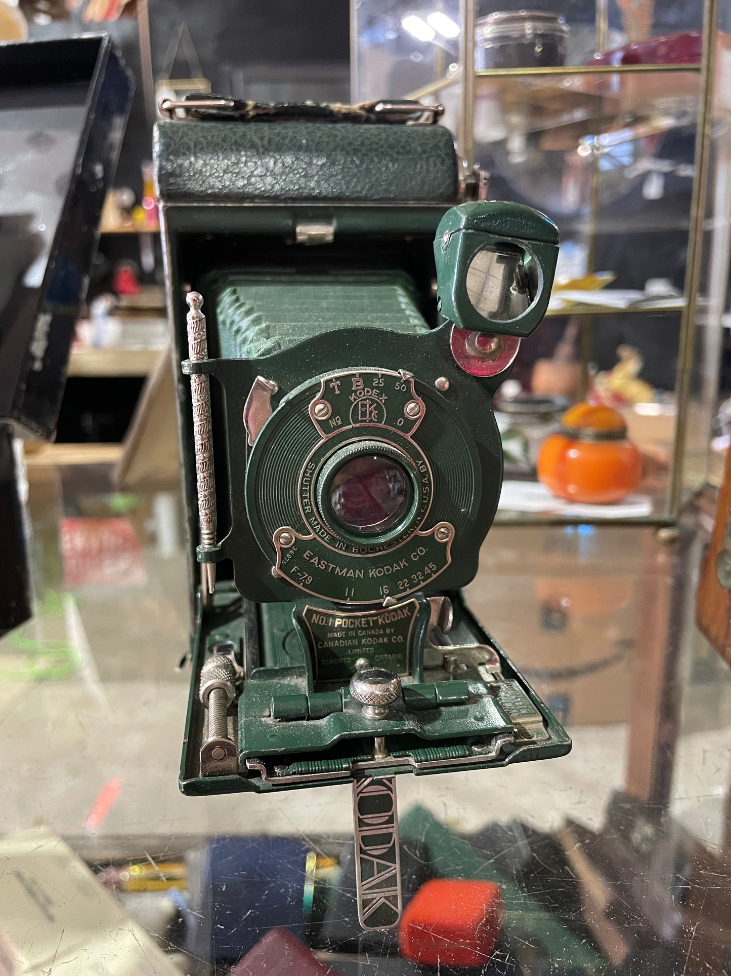 Rare 1915 Green Kodak Junior No  1