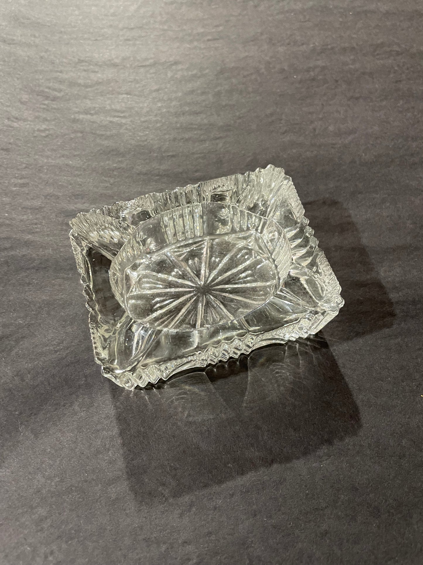 3" Vintage Glass Ash Tray