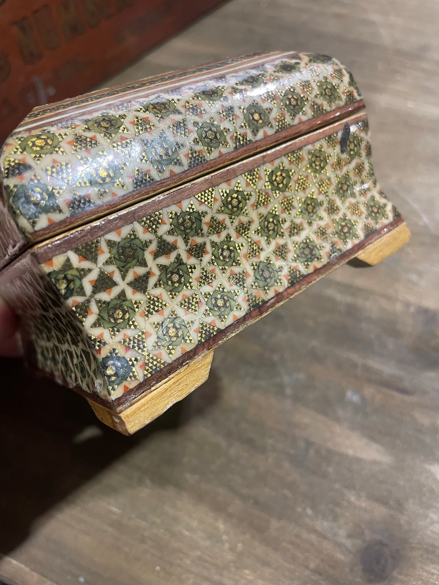 Inlaid Antique Box, Northern Ireland