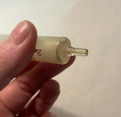 Vintage B-D 5cc Glass Syringe