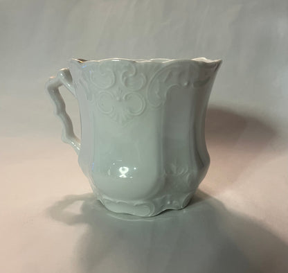 Antique Porcelain Shaving Mug, Floral