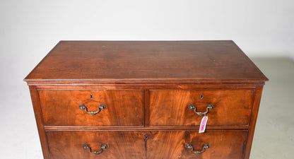 1890 British Mahogany Secretary Chest