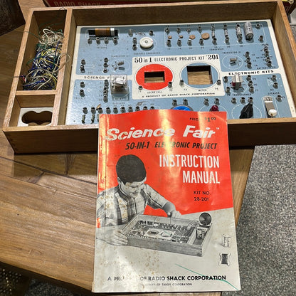 Vintage Radio Shack Electronic project kit #201