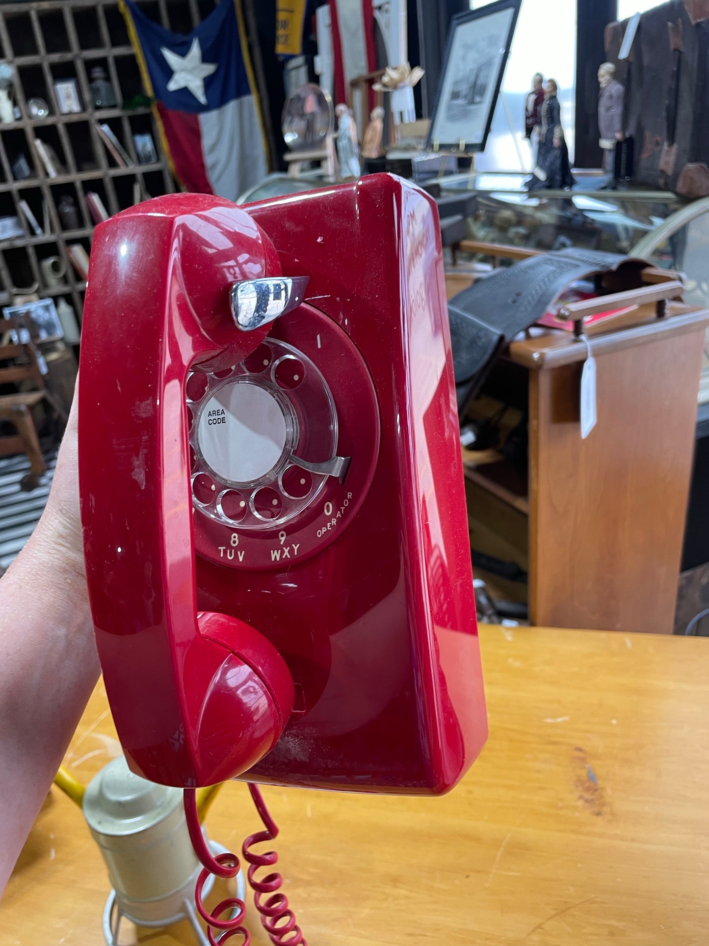 Vintage Rotary Hanging Phone