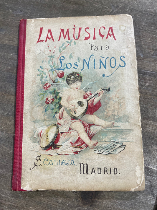 Rare 1884 Children's Music Book