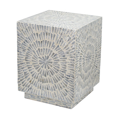 The Rosemary Capiz Accent Stool/Table