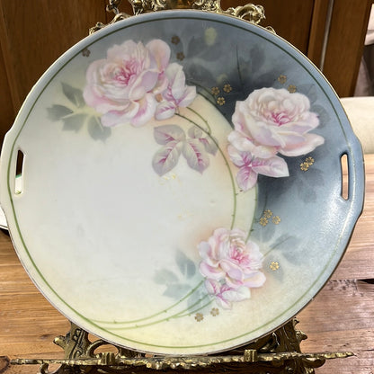 Vintage R S Germany Roses Plate