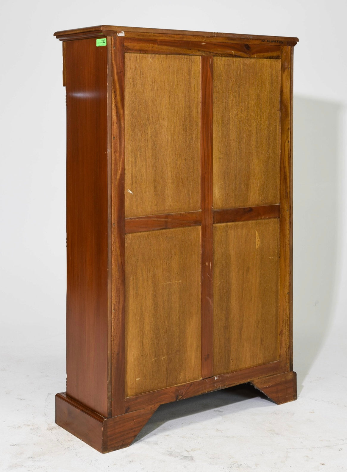 1940s Mahogany Open Bookshelf