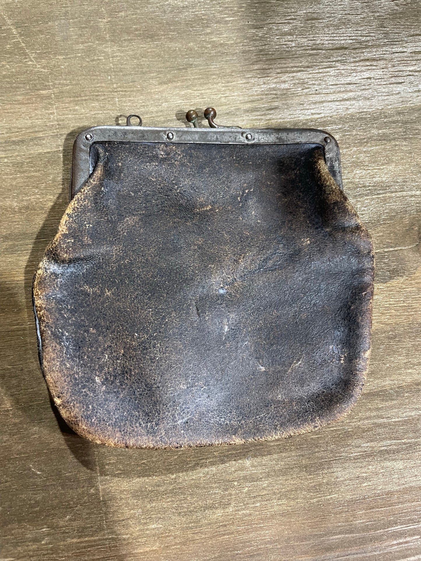 Antique Leather Coin Purse