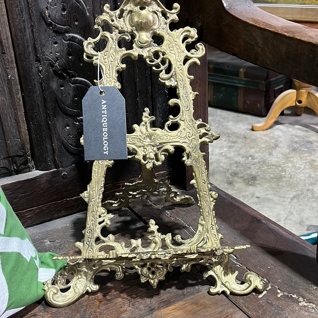 Vintage Brass Easel Frame