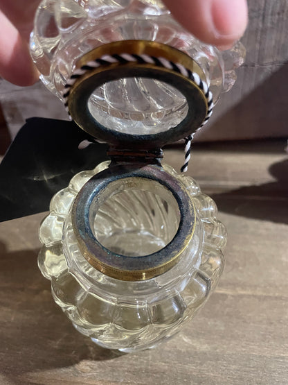 Art Deco Inkwell, attributed to Baccarat