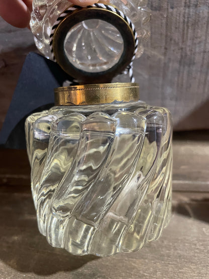 Art Deco Inkwell, attributed to Baccarat