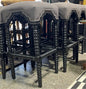 Noir Abacus Bar Stool