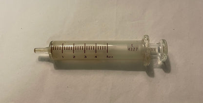 Vintage B-D 5cc Glass Syringe