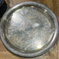 Vintage Silver 12" Serving Tray