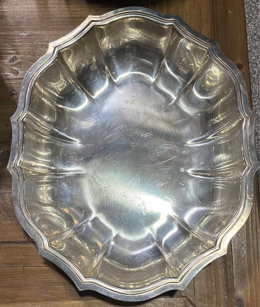 Vintage Chippendale Silver Bowl