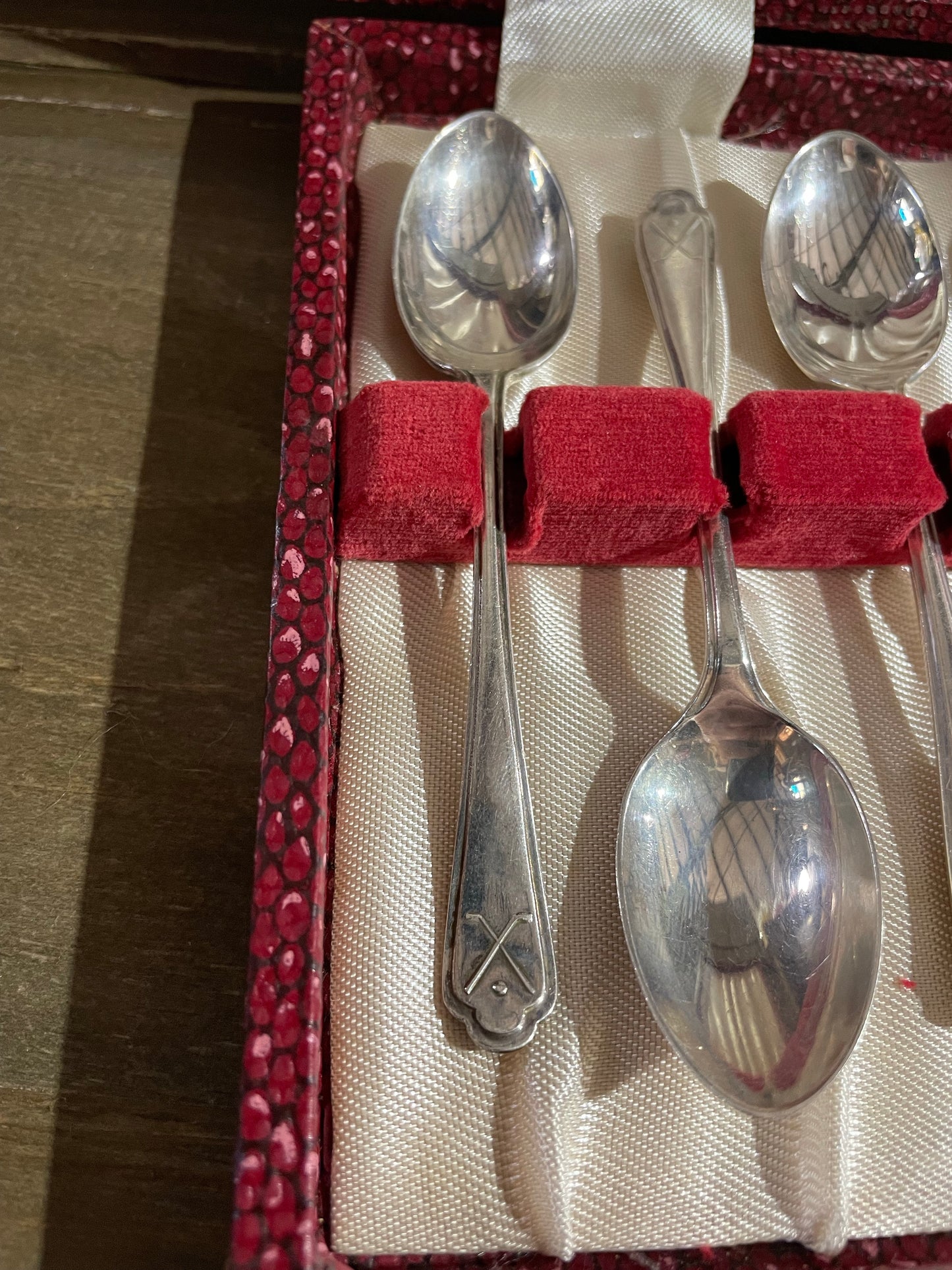 1957 Sterling Golf Spoons Boxed Set